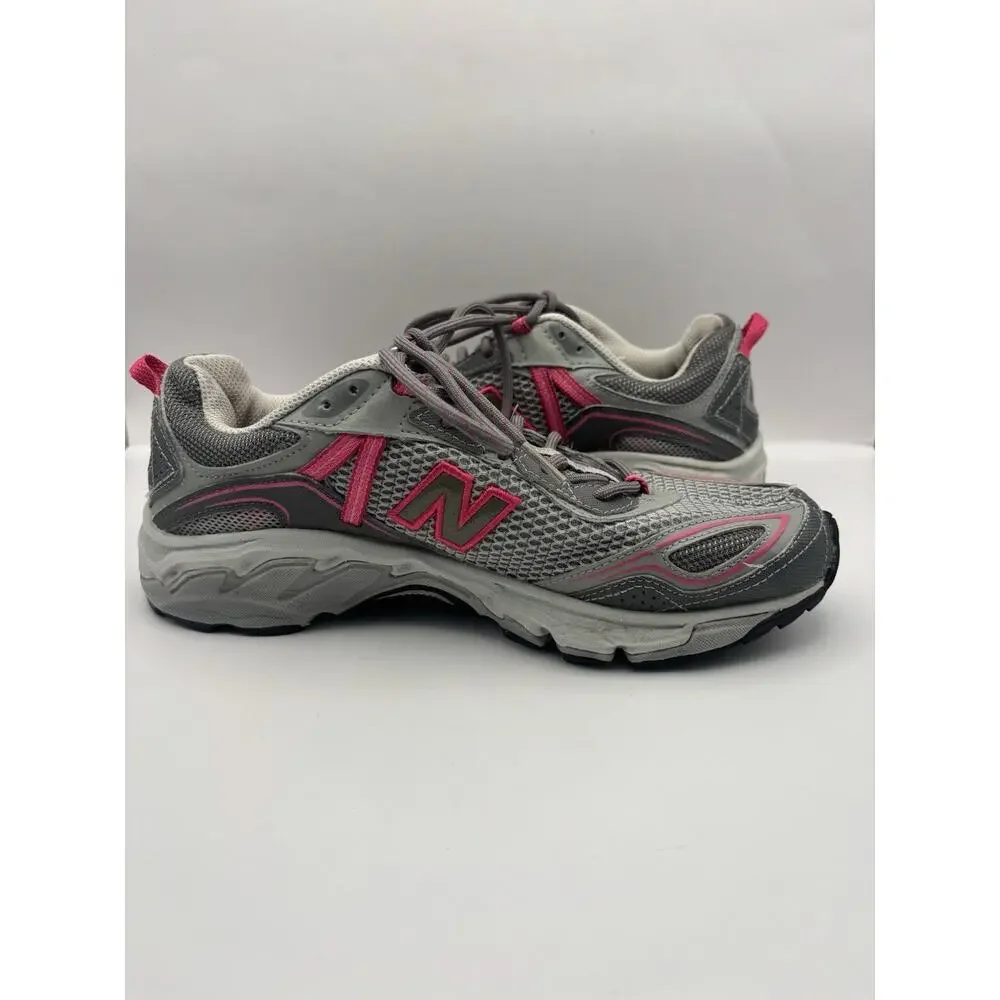 New Balance 621 All Terrain Gray And Pink Running Shoes Women Size 8.5